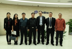 丽江市南山区副区长王东一行光临巅峰国际官网科技调研调查